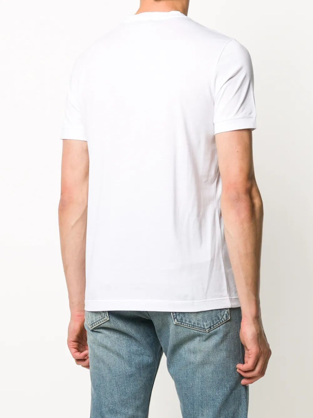 Giorgio Armani Men Borgonuovo 11 Cotton Jersey T-Shirt