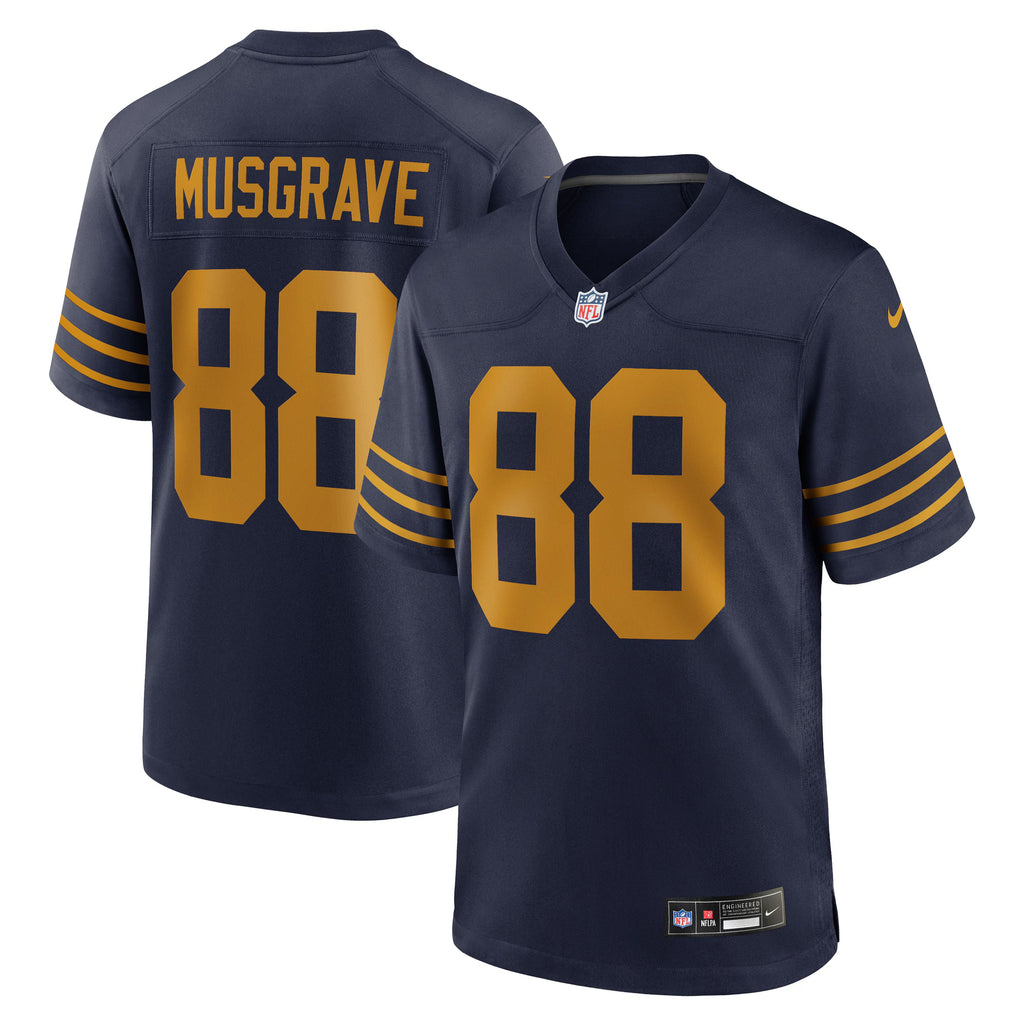 Green Bay Packers Luke Musgrave Navy The 1923 Classic Game Jersey