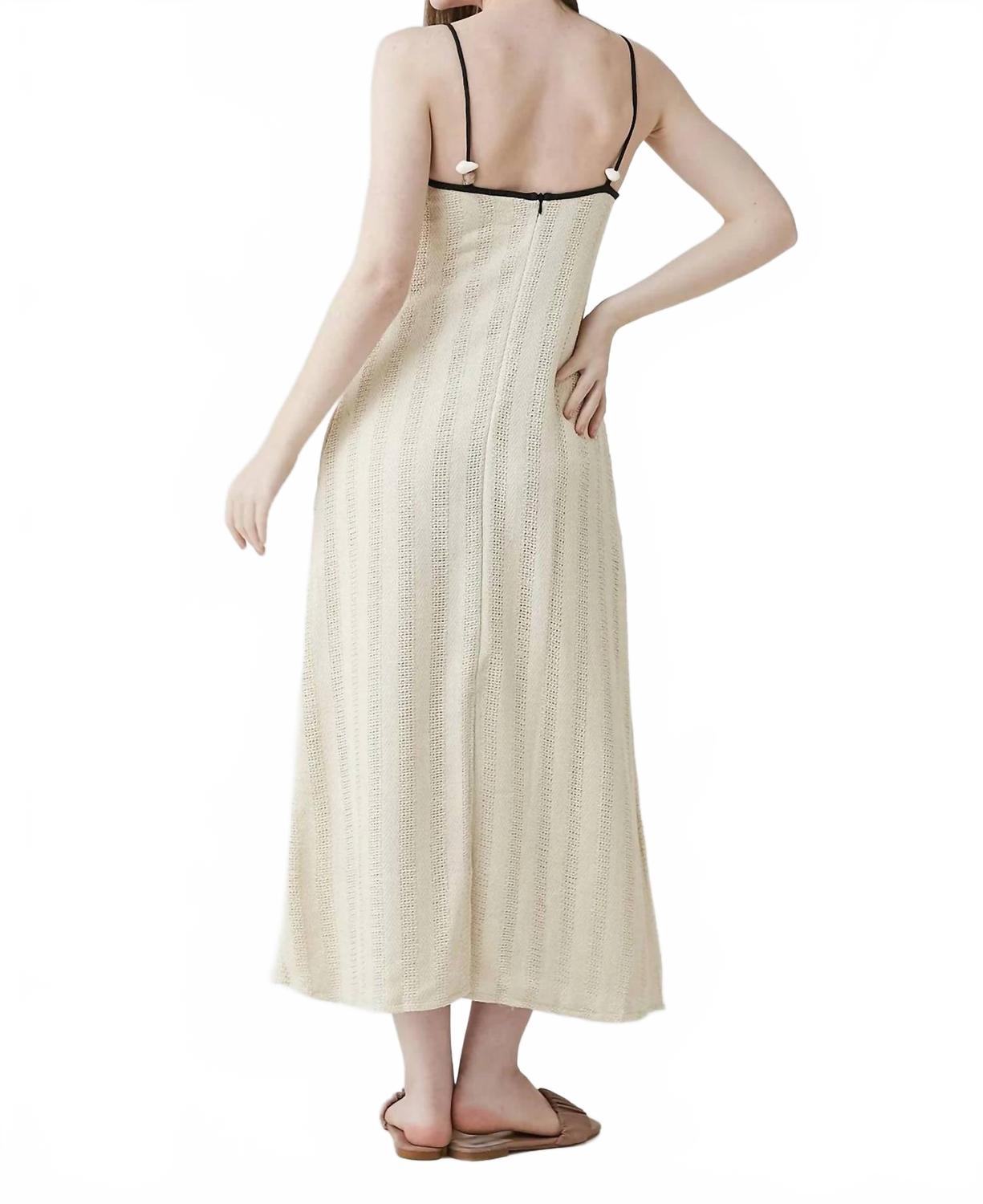 Aria Mai Dress In Beige
