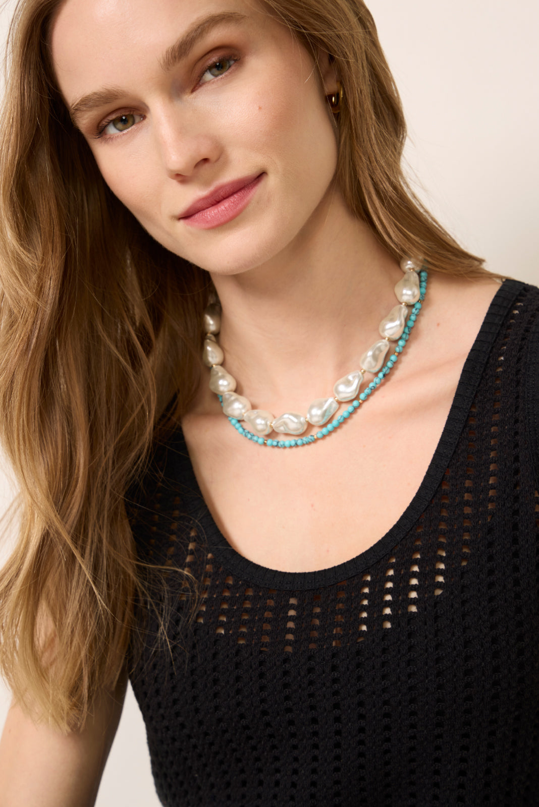 Women's Ainsley Crochet Mesh Tank Top