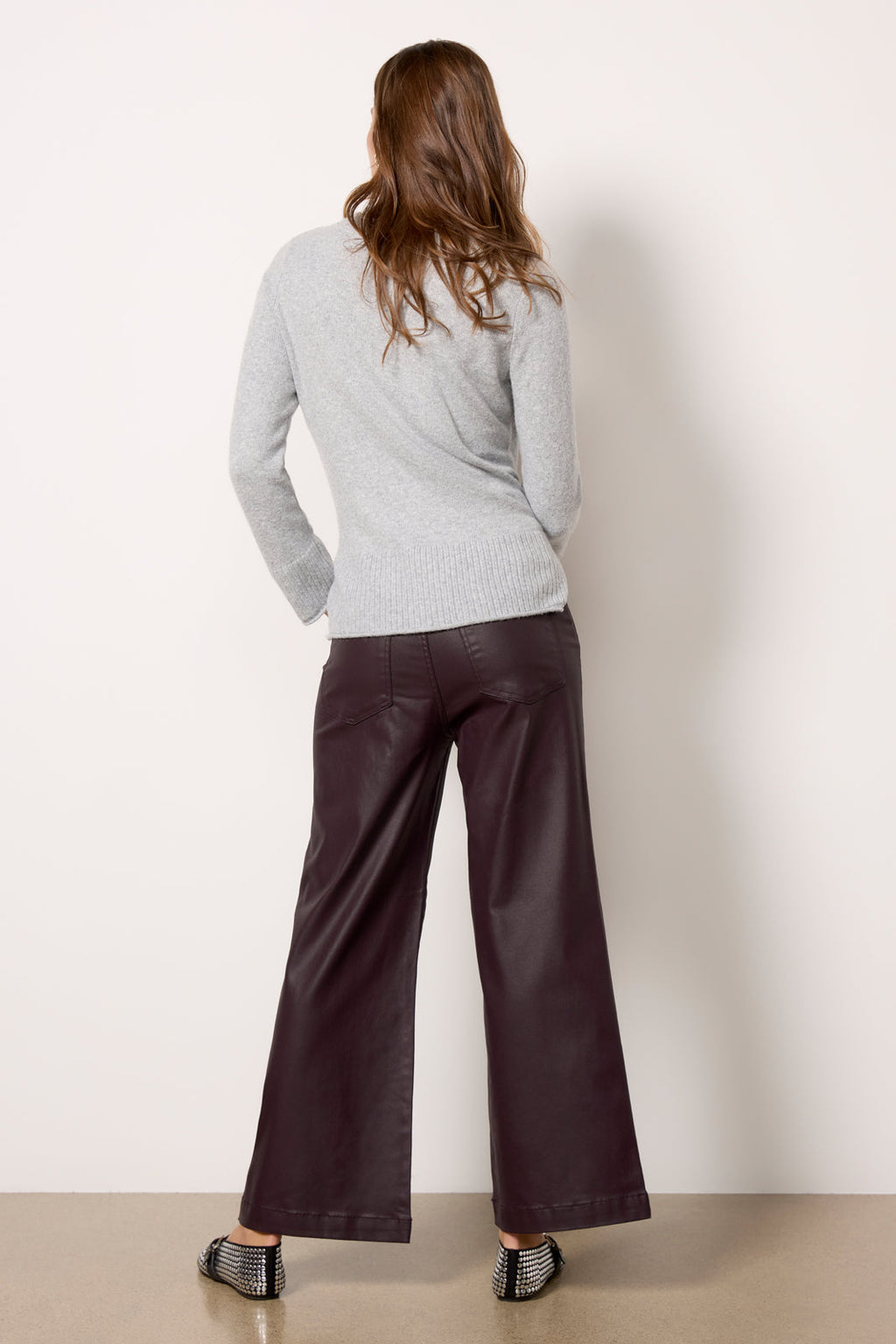 Women's Meg Coated Wide Leg Pants