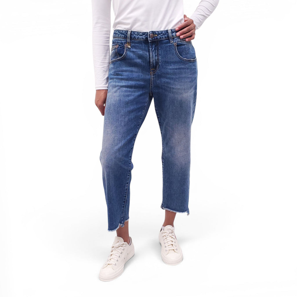 R13 'BOY STRAIGHT' JEANS - SIZE 31