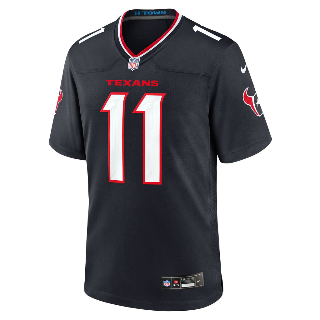 Houston Texans Tremon Smith Navy Team Game Jersey