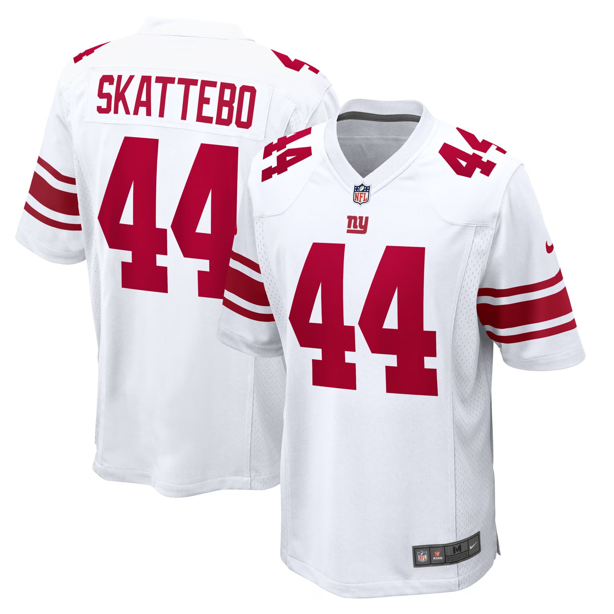 New York Giants Cam Skattebo White Game Jersey