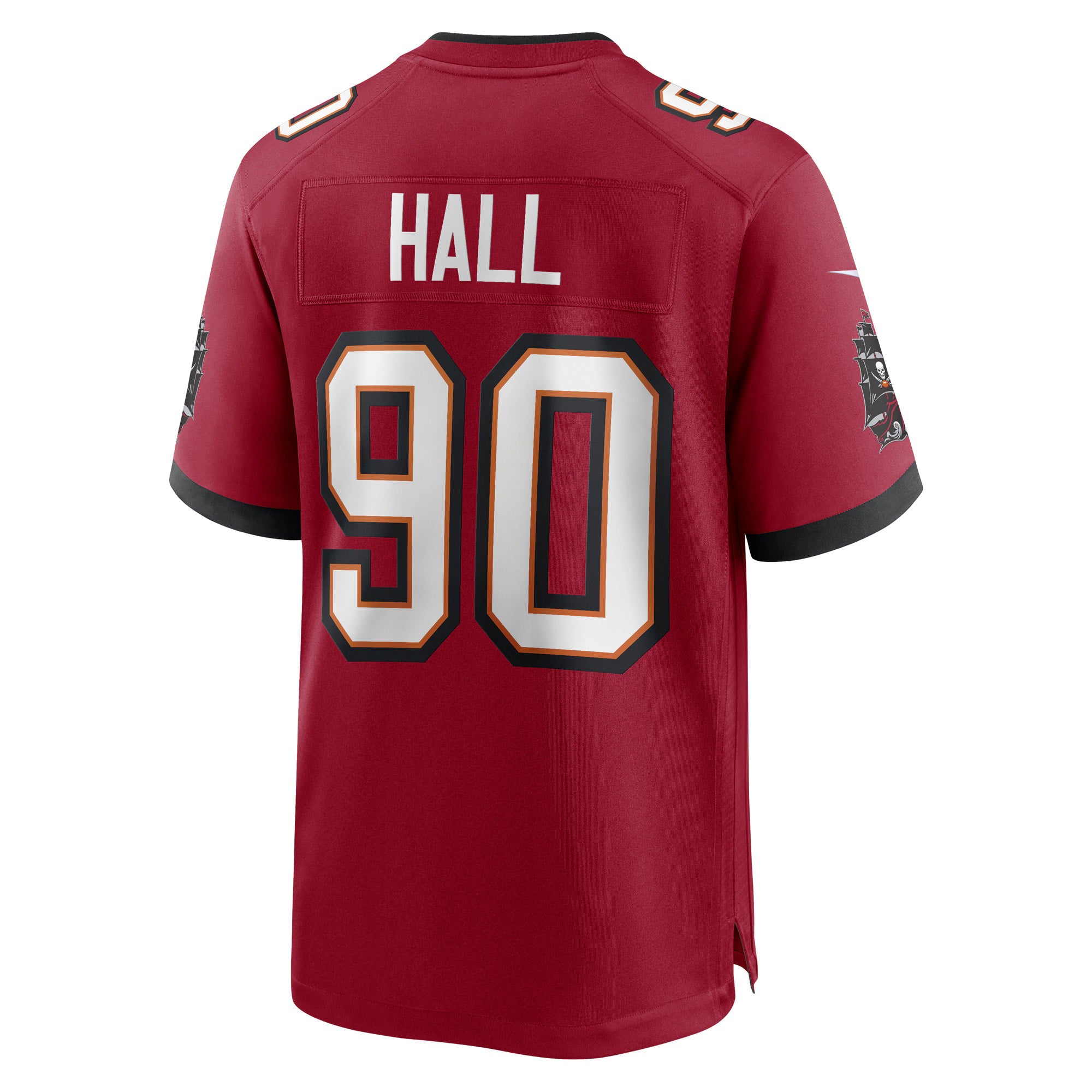 Tampa Bay Buccaneers Logan Hall Red Game Player Jersey