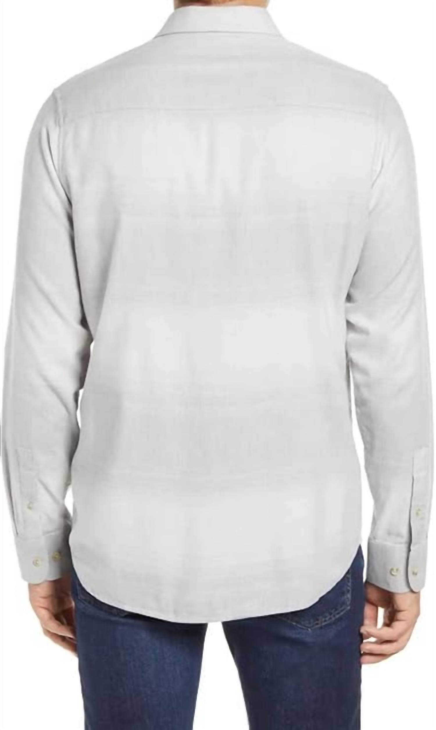 Men's Rya Eddie Shirt In Heather Gardenia