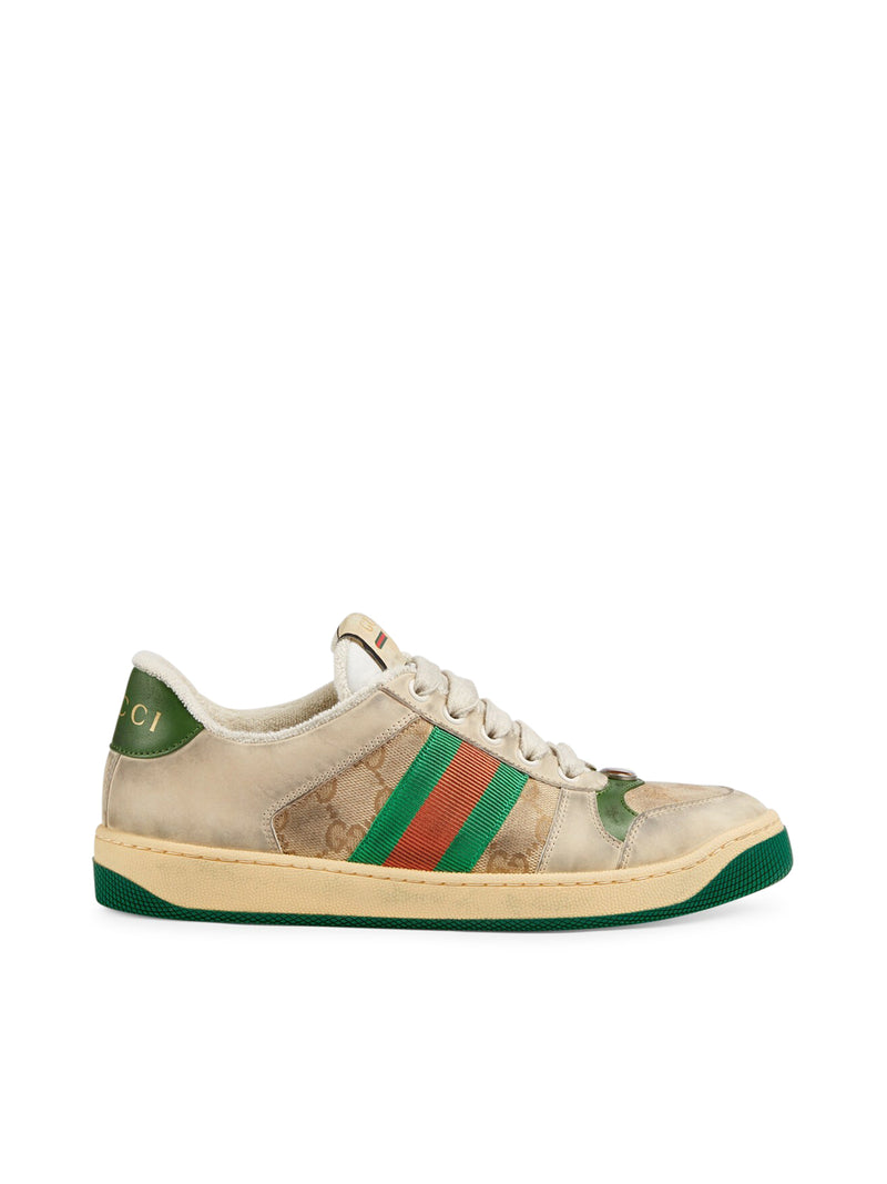 Gucci Women Screener Sneakers In Leather