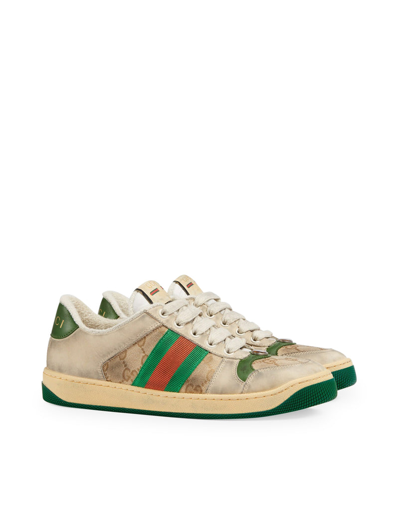 Gucci Women Screener Sneakers In Leather