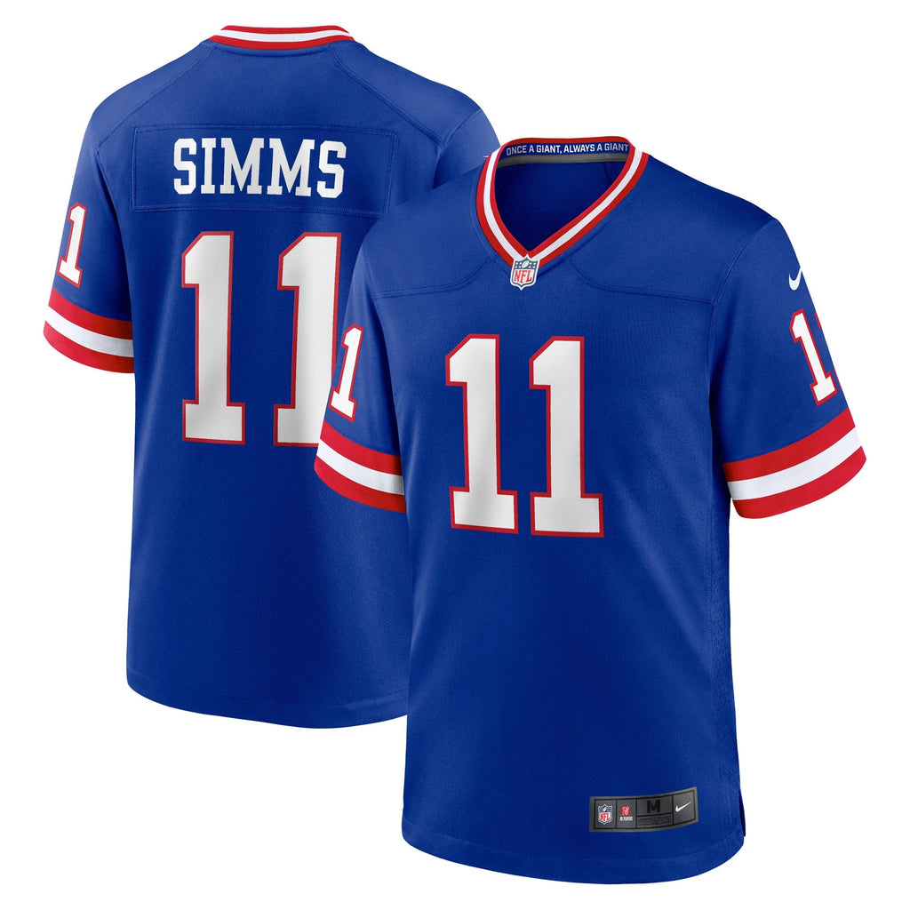 New York Giants Phil Simms Royal Retired Player Alternate Game Jersey