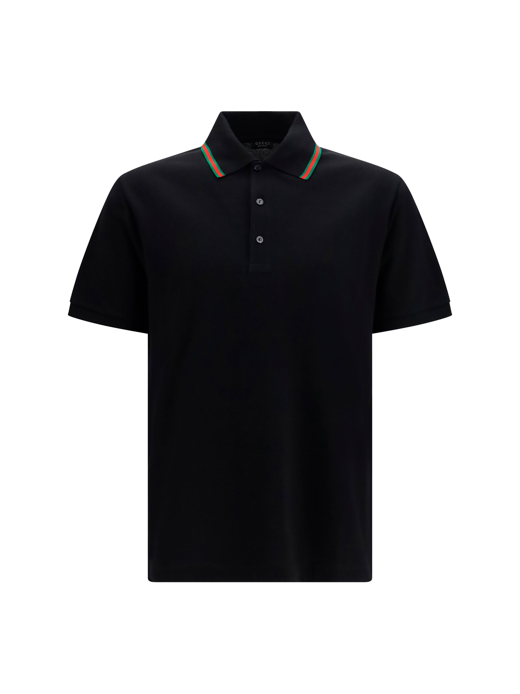 Gucci Men Cotton Piqué Jersey Polo Shirt