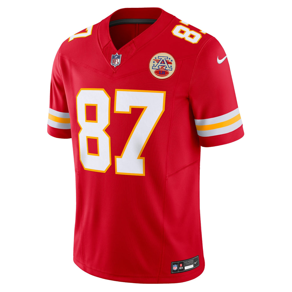 Kansas City Chiefs Travis Kelce Red Vapor F.U.S.E. Limited Jersey