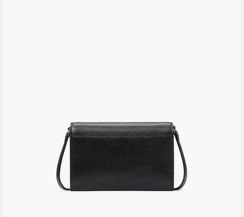 NWT Kate Spade Perry Leather Crossbody In Black
