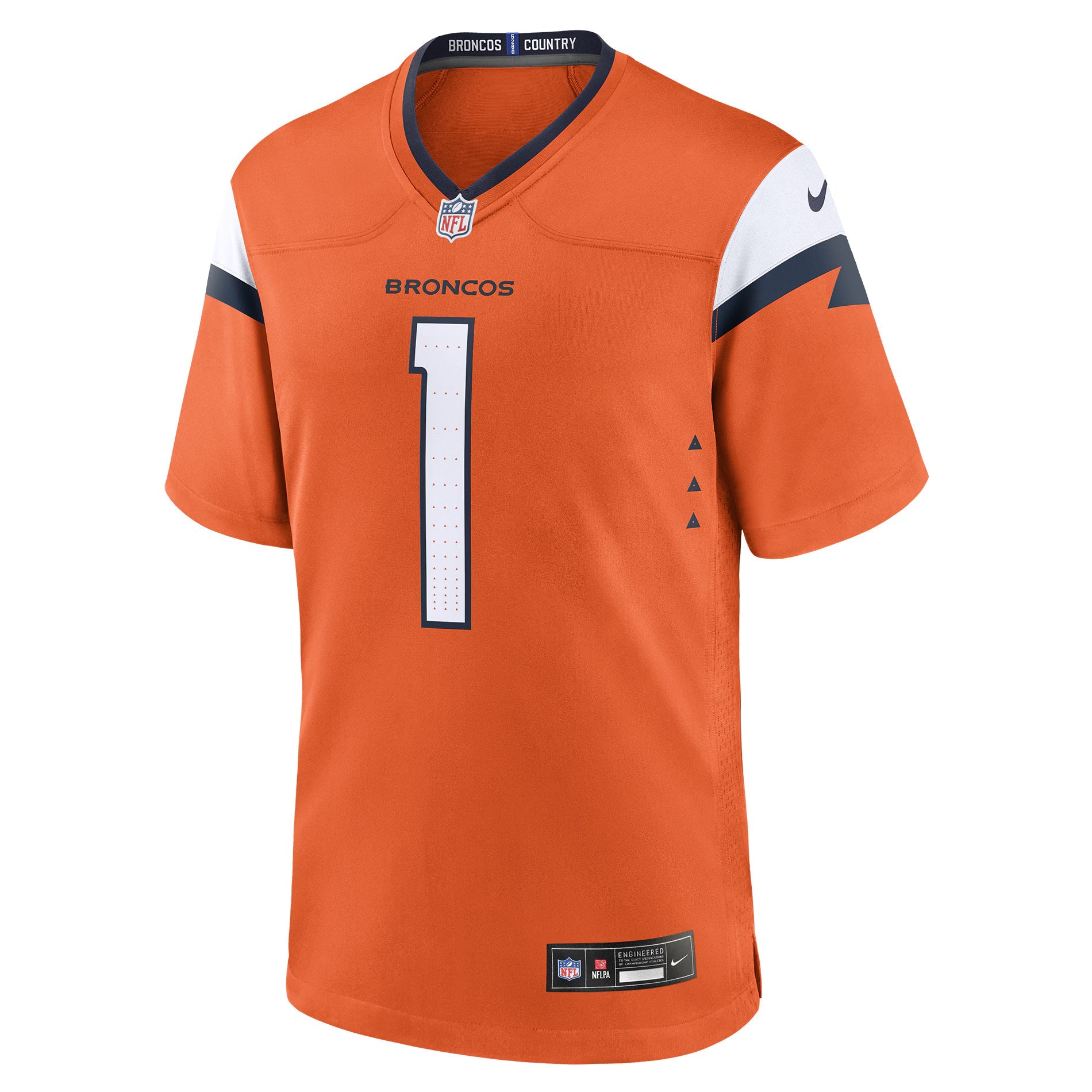 Denver Broncos Evan Engram Orange Team Game Jersey