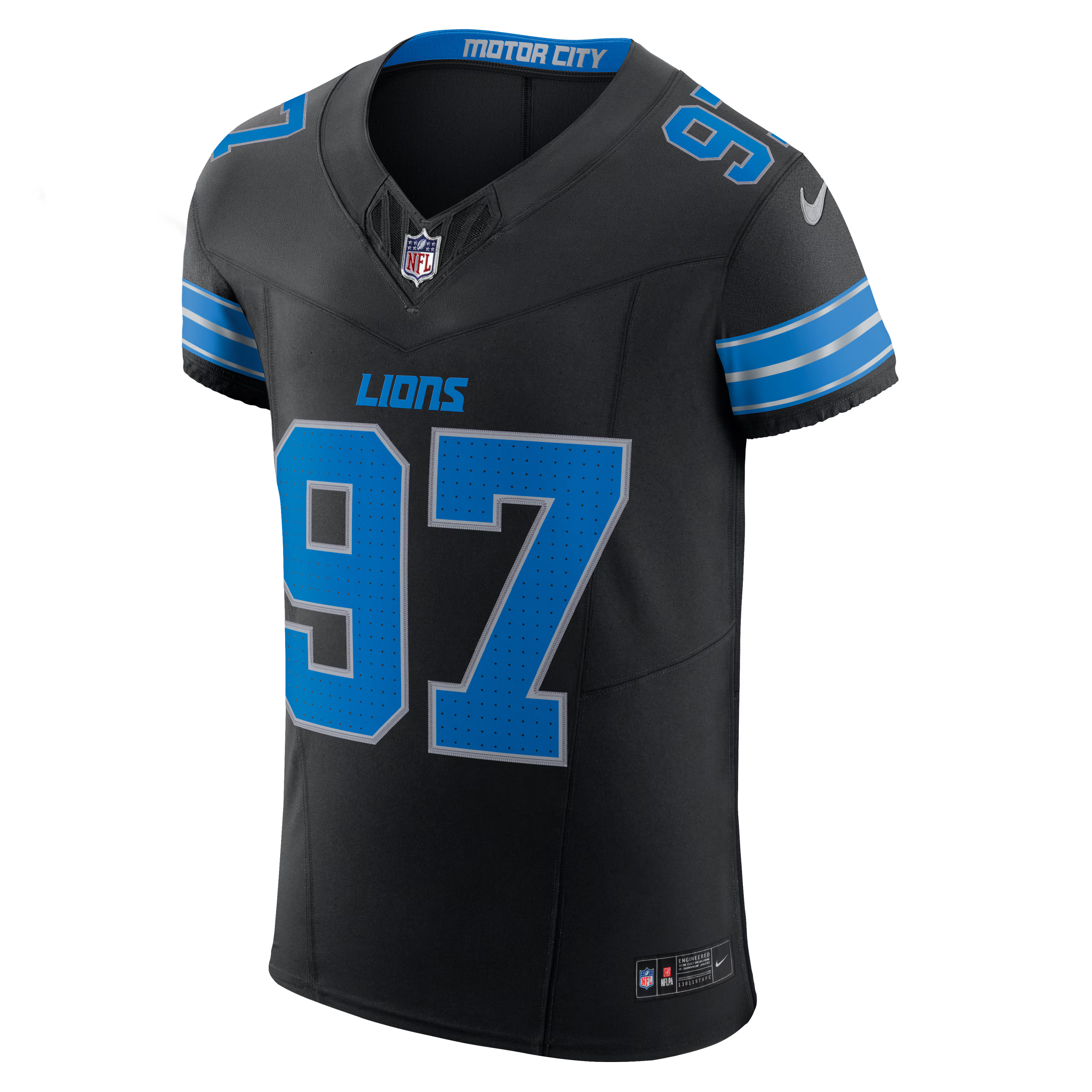 Detroit Lions Aidan Hutchinson Black Alternate Vapor F.U.S.E. Elite Jersey