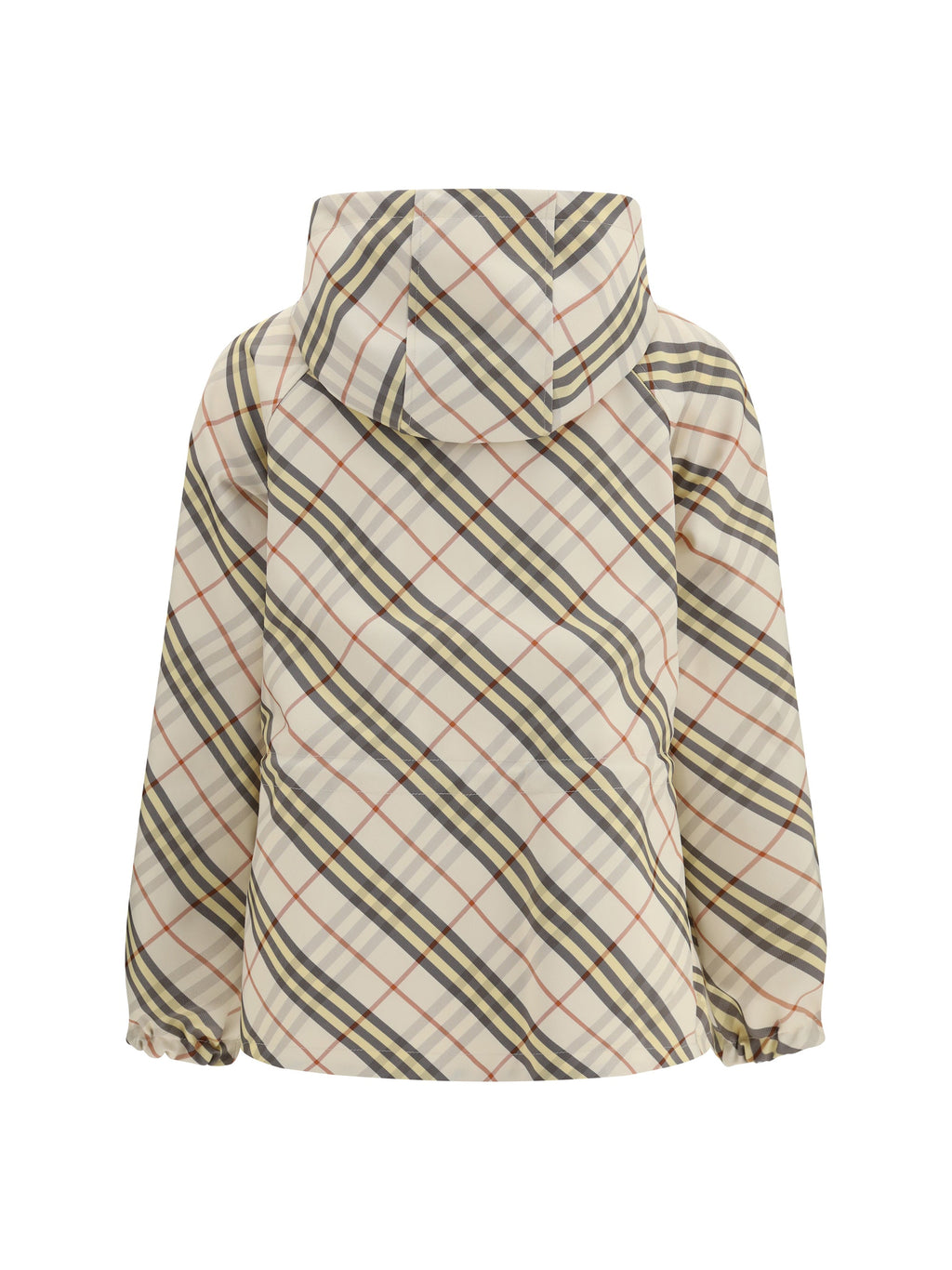 Burberry Women Reversible Check Hooded Jacket