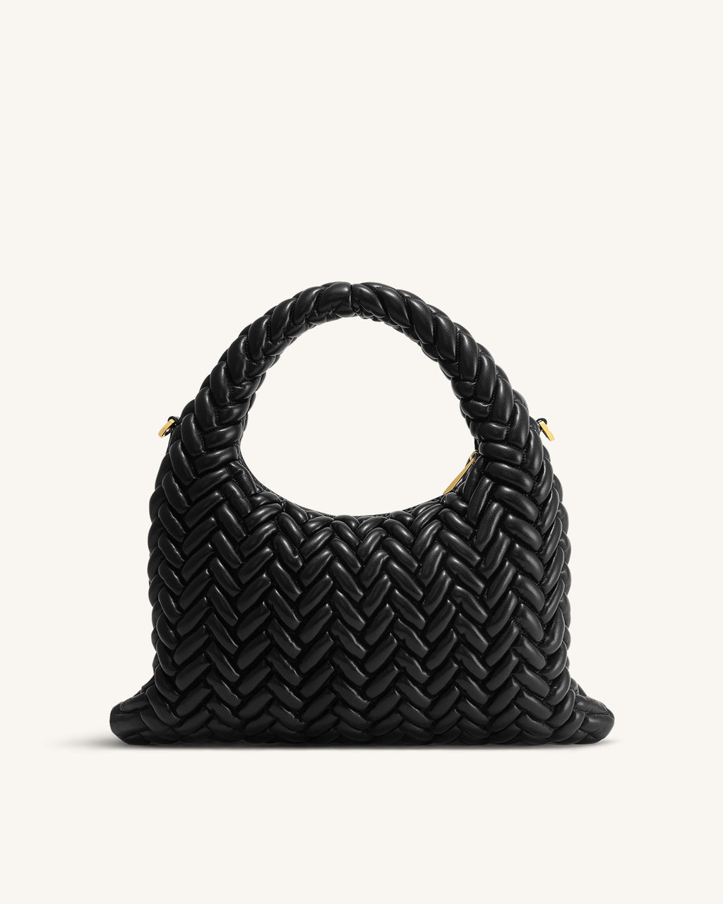 Cora Quilting Handle Bag - Black
