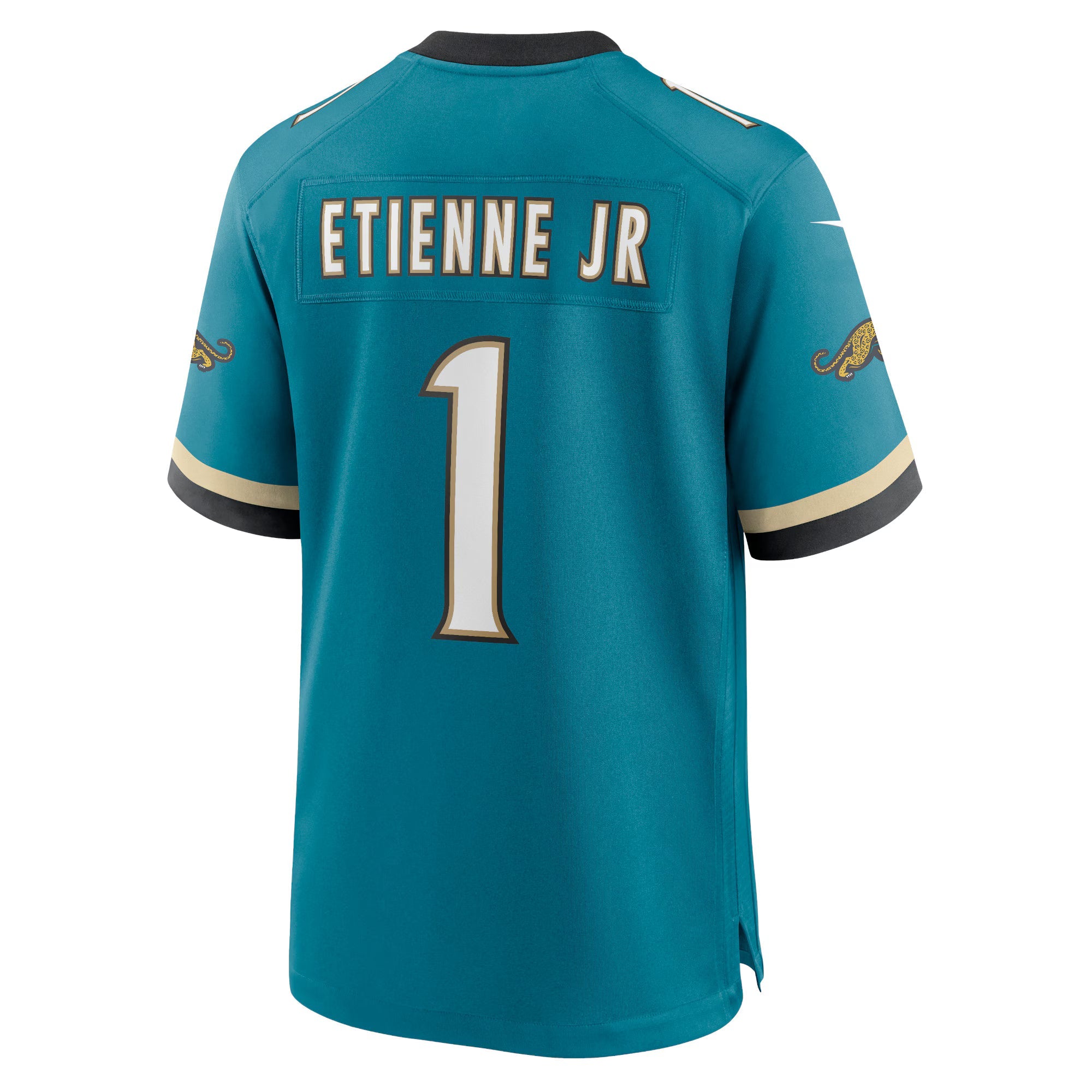 Jacksonville Jaguars Travis Etienne Jr Teal Prowler Throwback Player Game Jersey