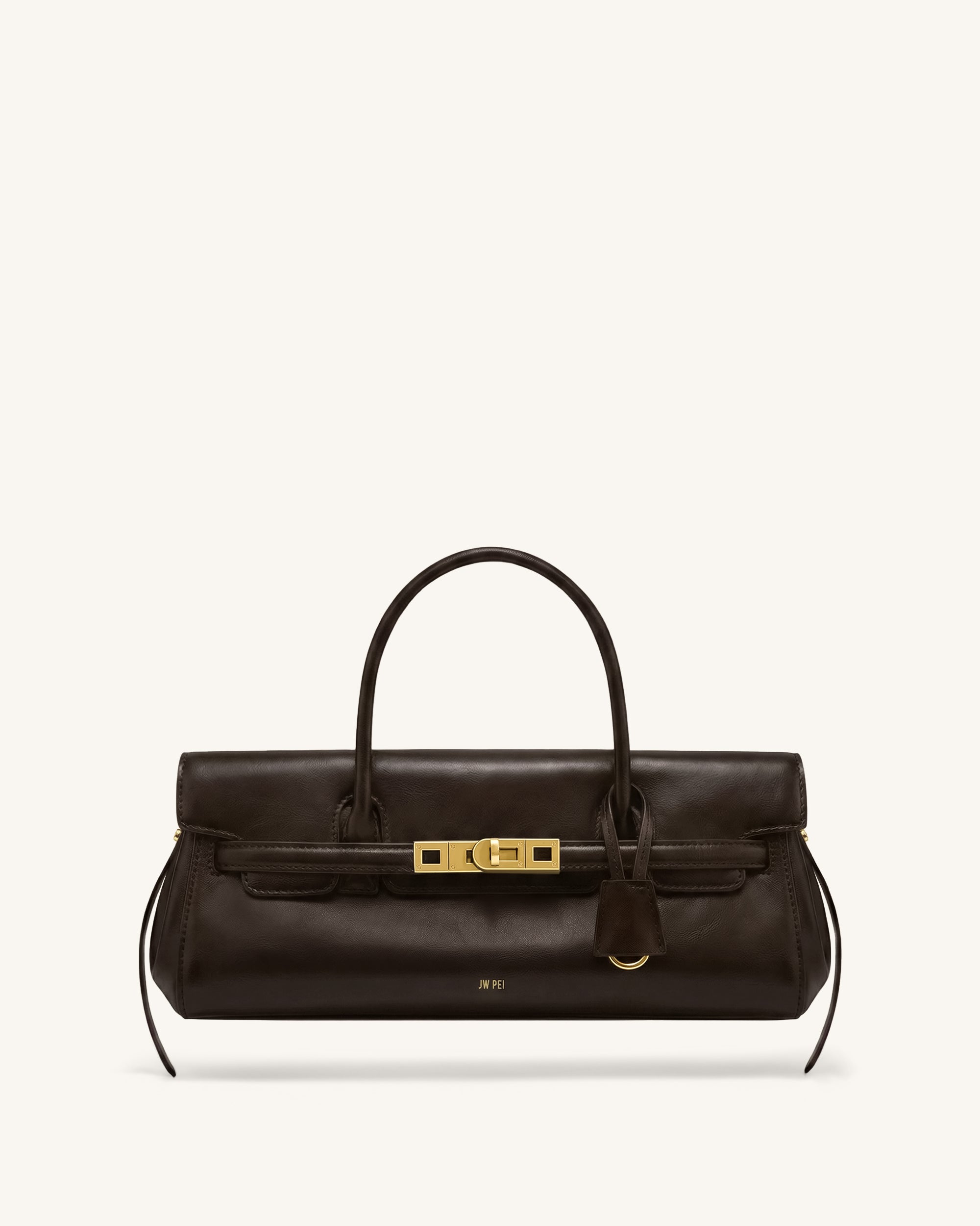 Yara Small Top Handle Shoulder Bag - Deep Coffee