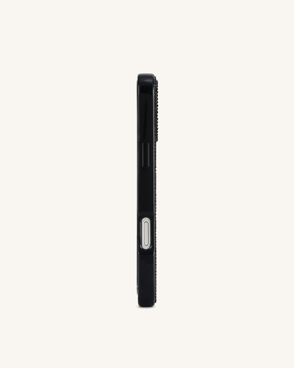 I Love Me Artificial Crystal Phone Case - Black