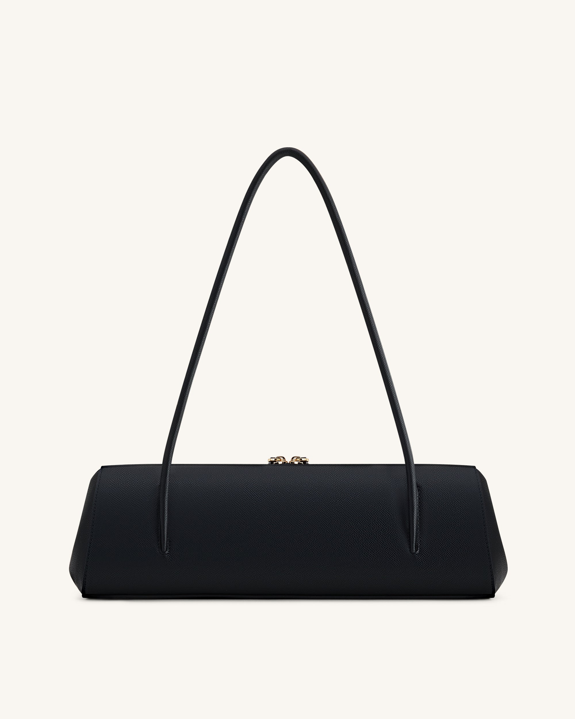 Nova Minimalist Shoulder Bag - Jet Black