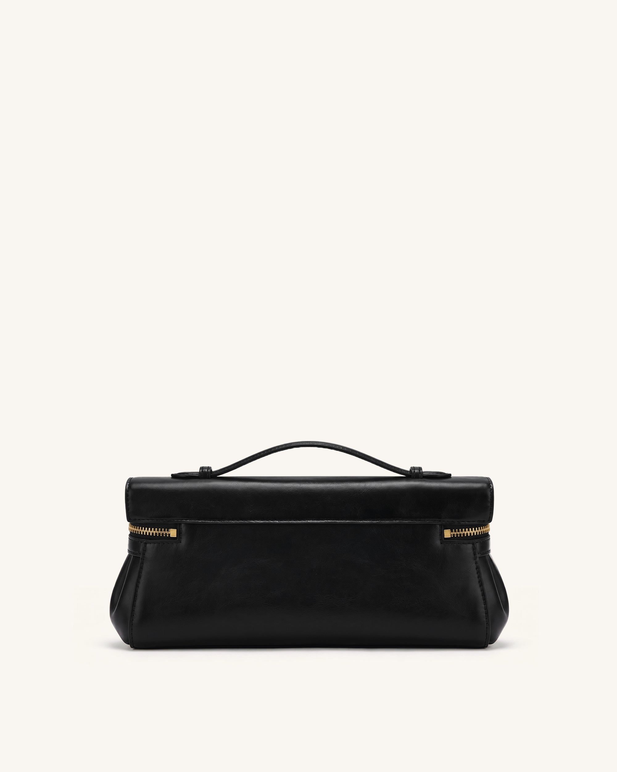 Thea East-West Top Handle Bag - Black