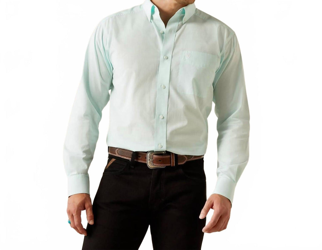 Men's Casual Series Shirt In Mint