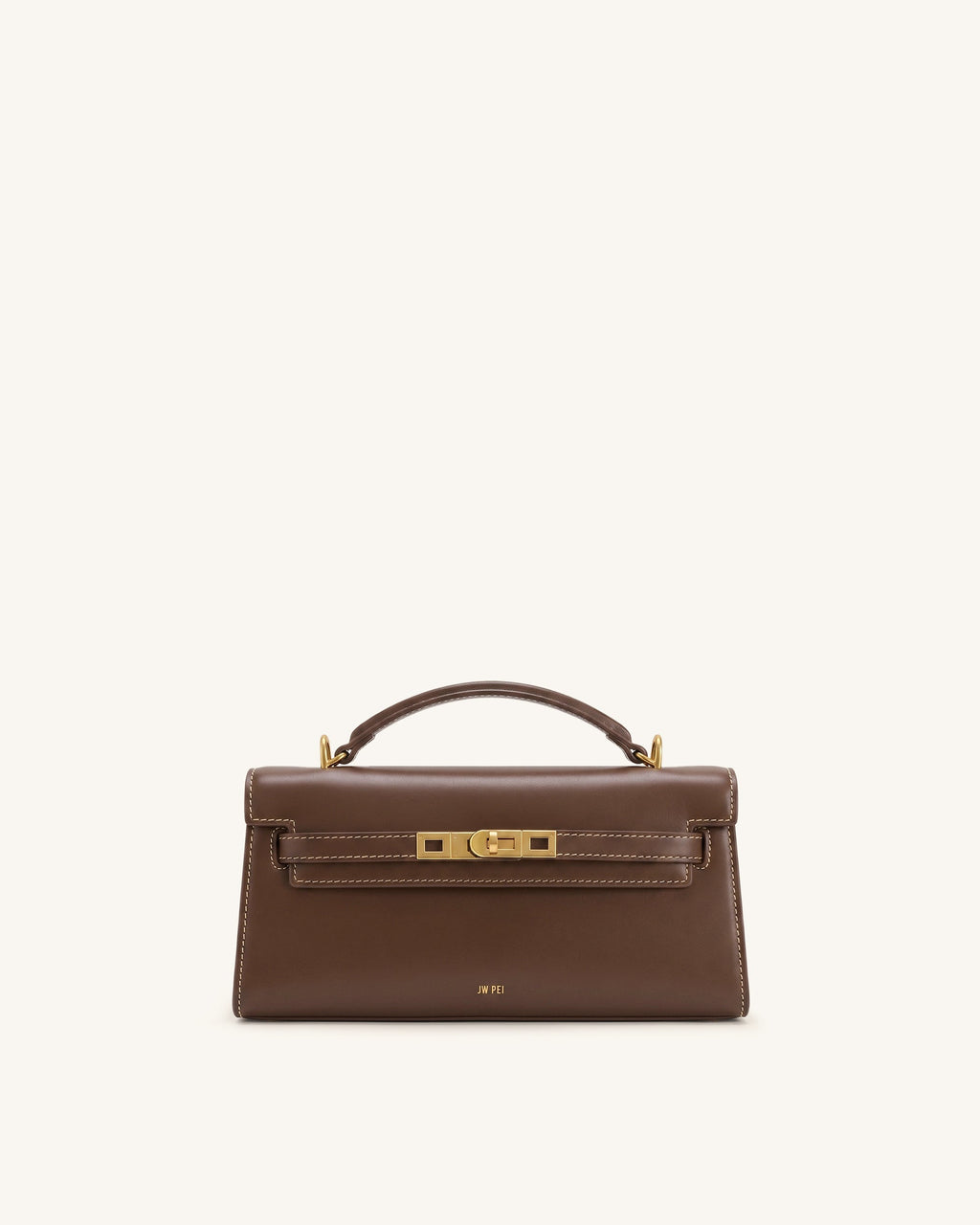 Noor Top Handle Bag - Amber Brown