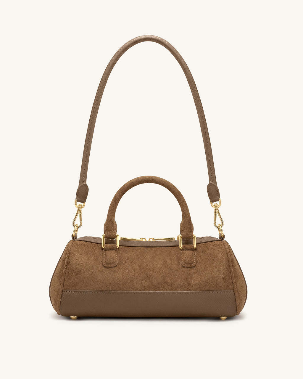 Josie Barrel Shoulder Bag - Brown
