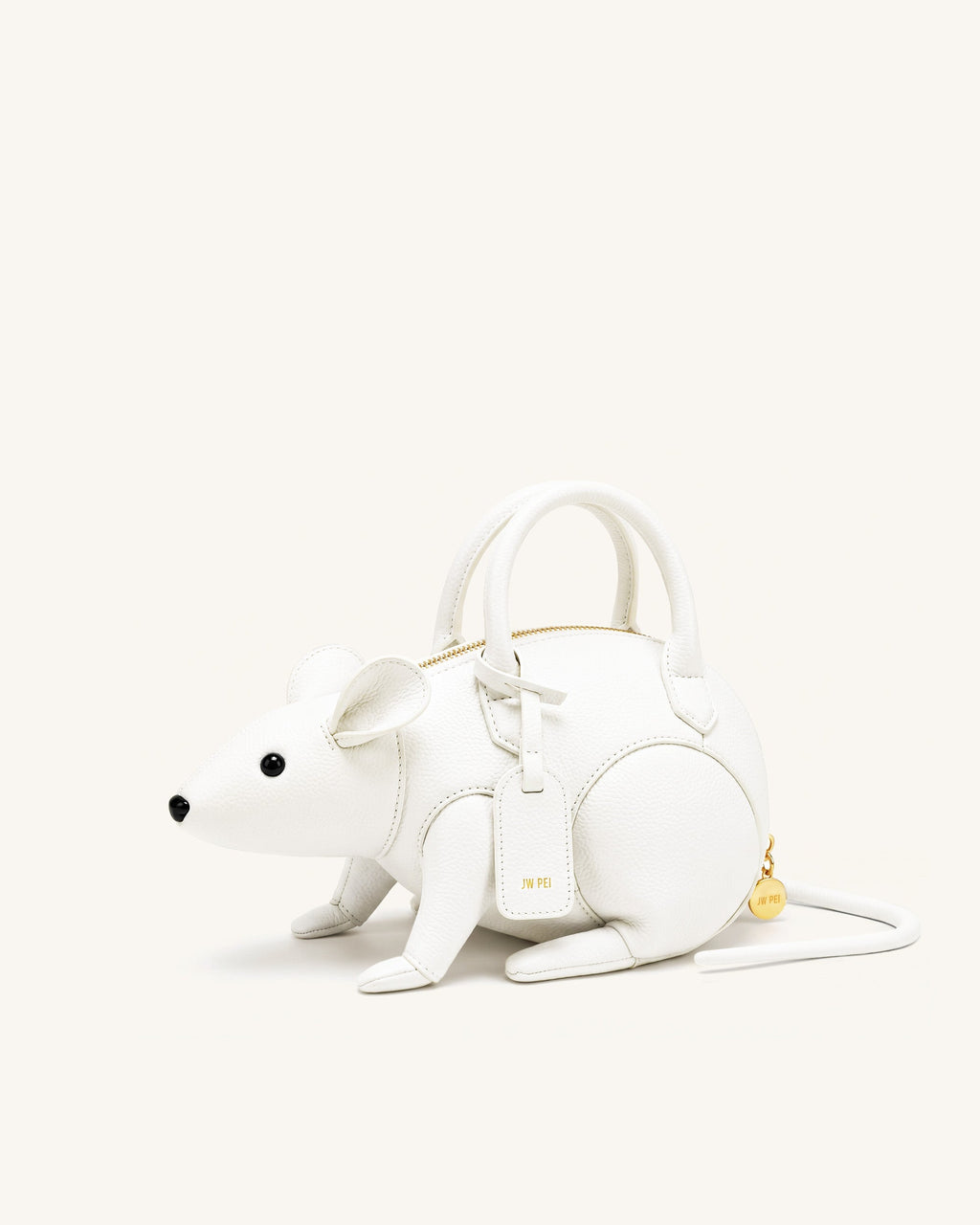 Mia Mouse Top Handle Bag - White