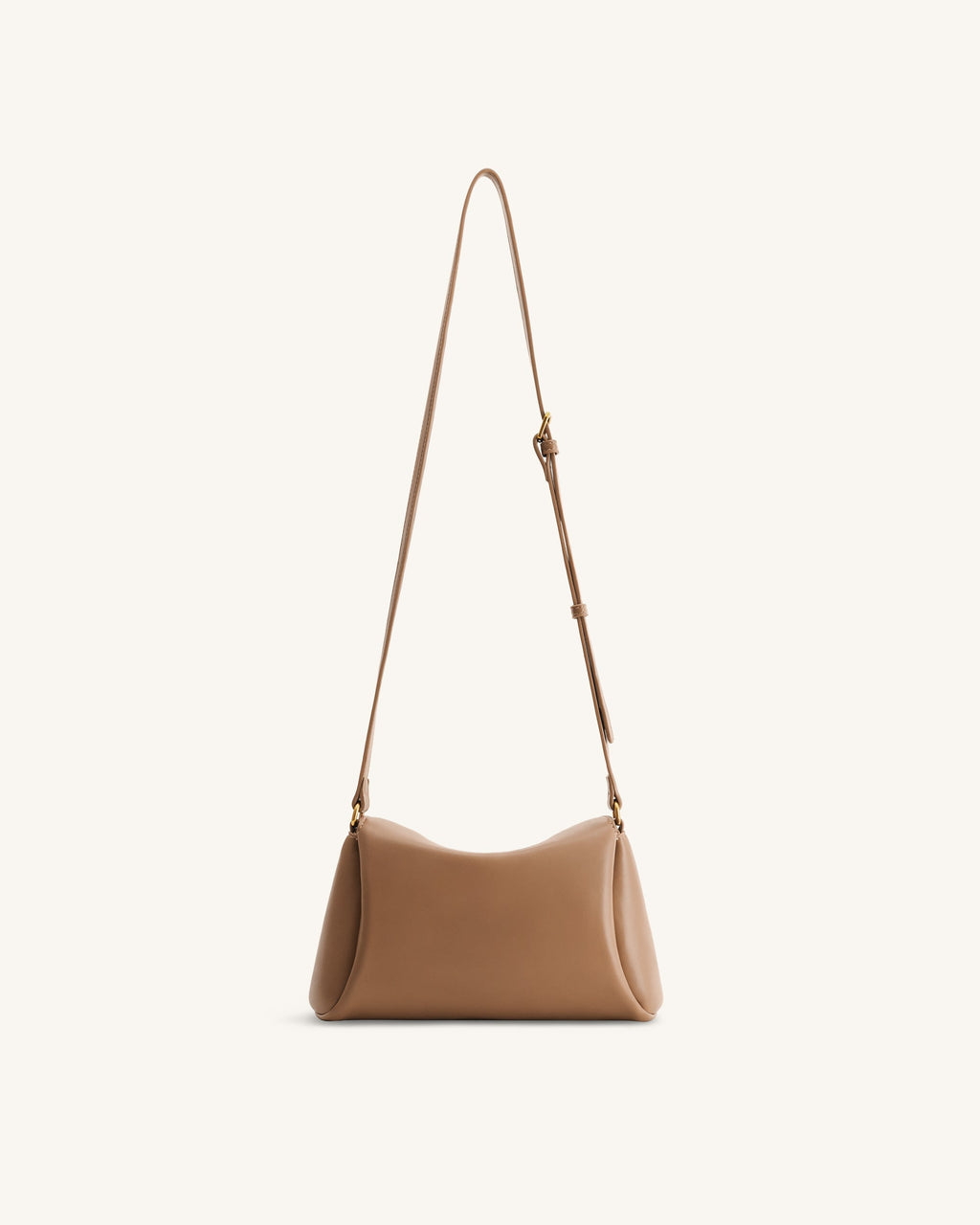 Greta Twist-Lock Crossbody Bag - Brown