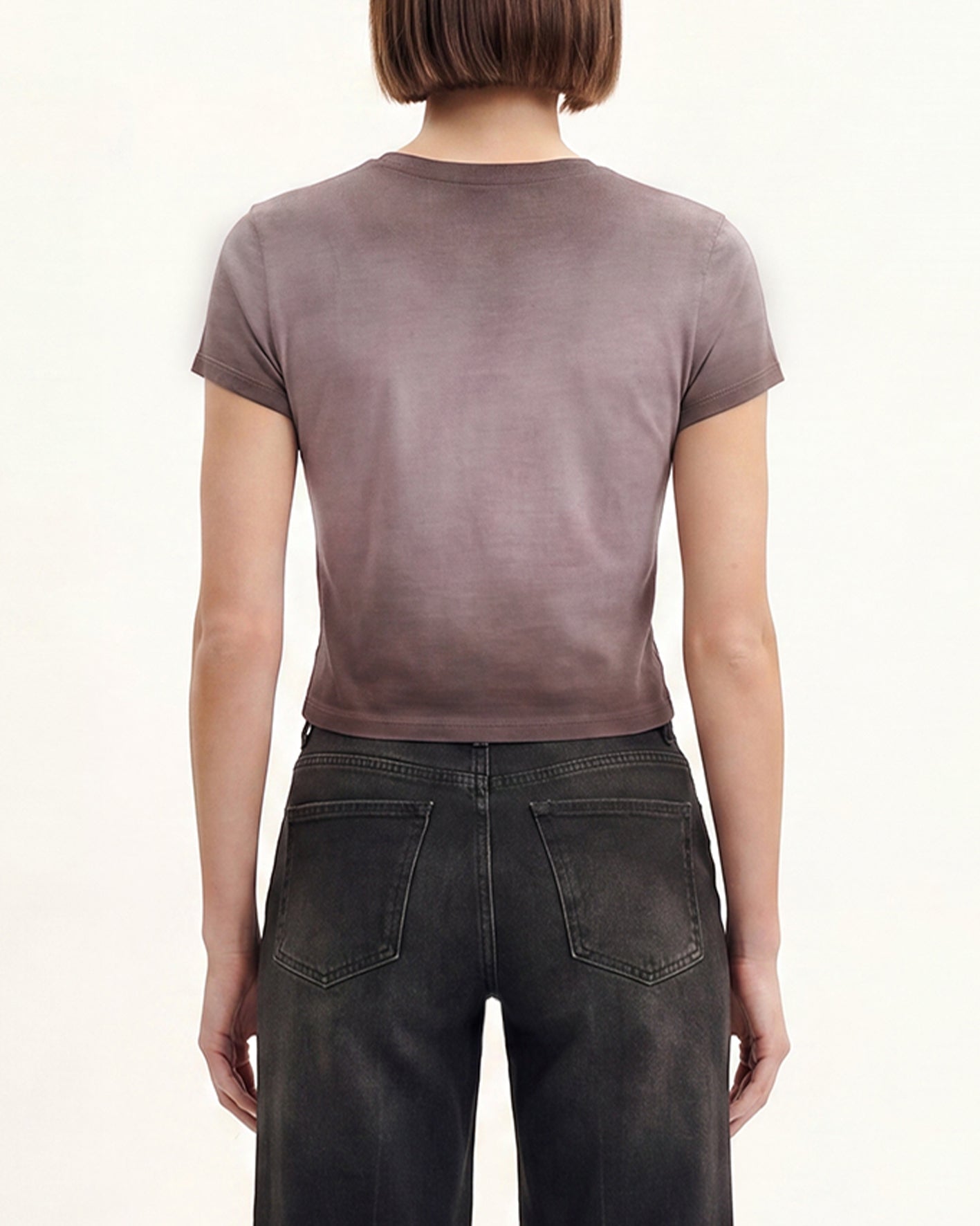 The Shrunken Faded Love T-shirt - Misty Mauve