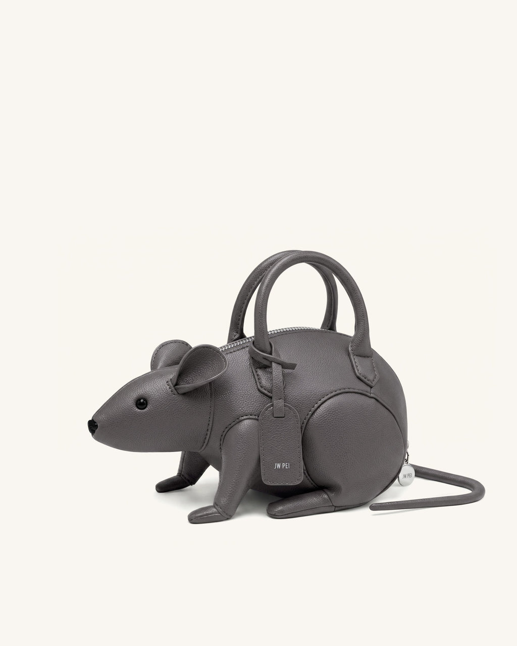 Mia Mouse Top Handle Bag - Gray