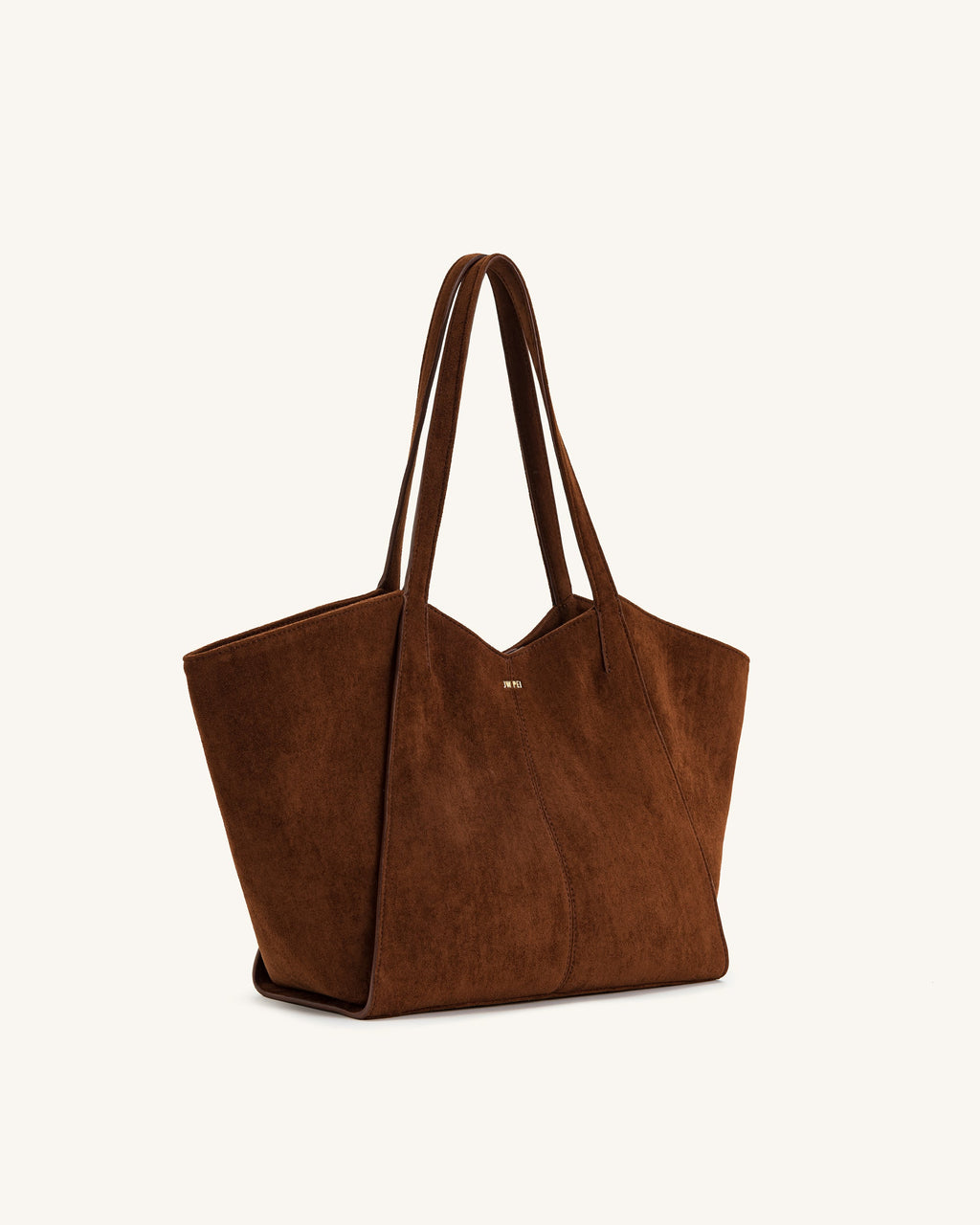 Kiana Large Capacity Tote Bag - Dark Brown