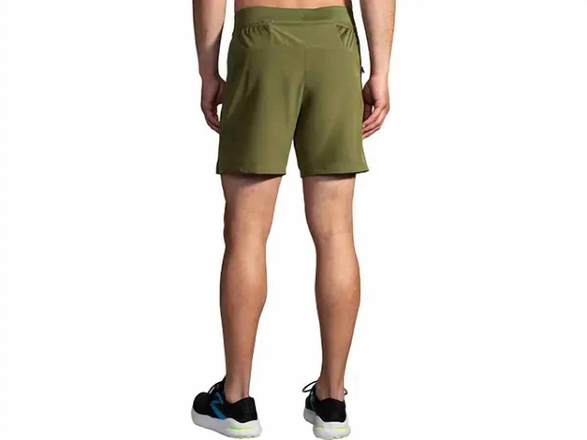Sherpa 7" 2-In-1 Shorts In Carbon Green