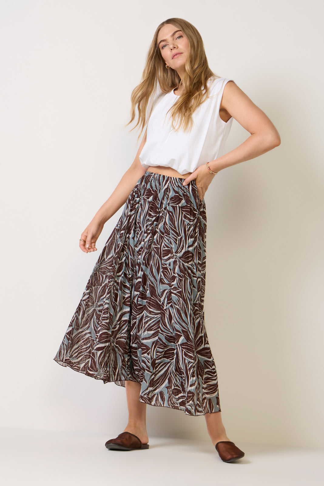 Women's Victoria Zinn Floral Maxi Skirt