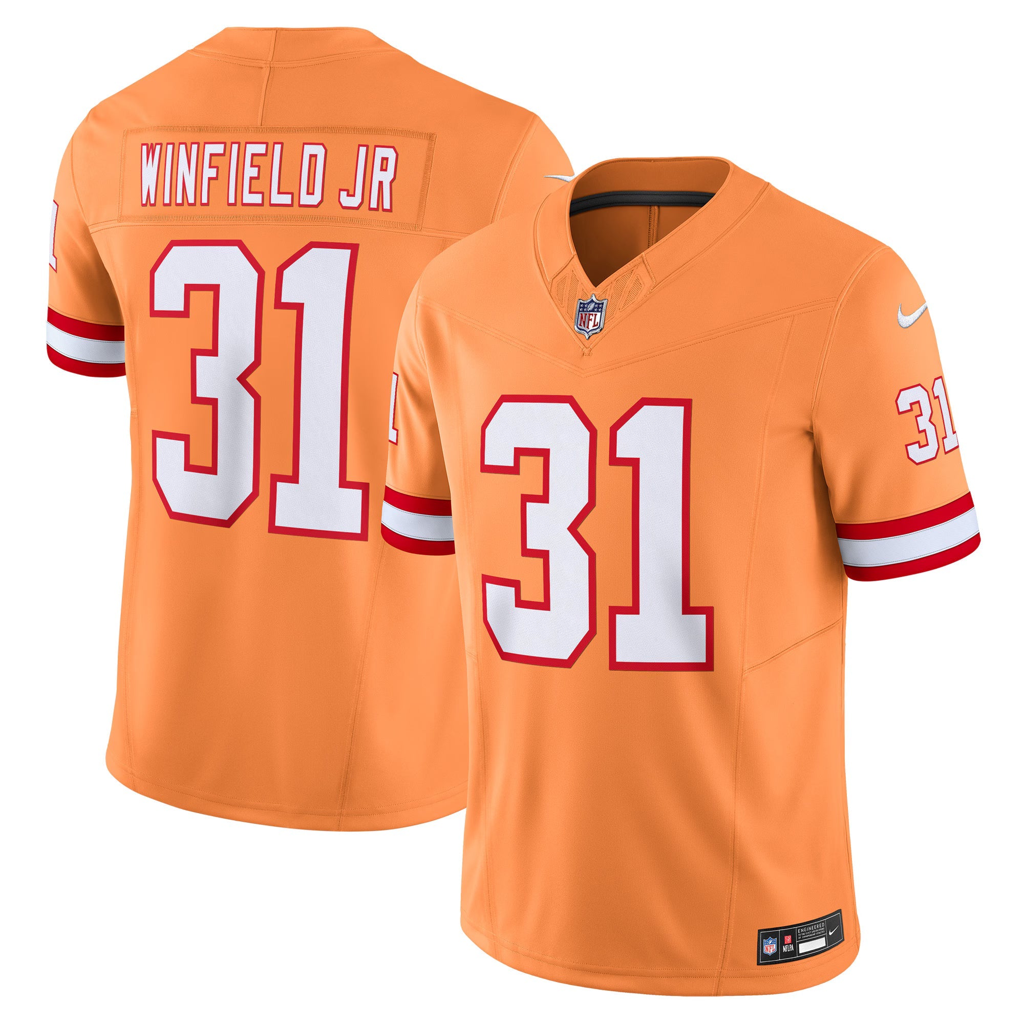 Tampa Bay Buccaneers Antoine Winfield Jr. Orange Vapor F.U.S.E. Limited Jersey