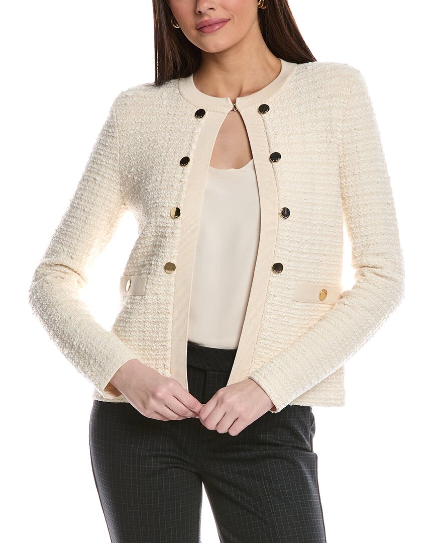 St. John Donna Knit Tweed Wool-Blend Jacket