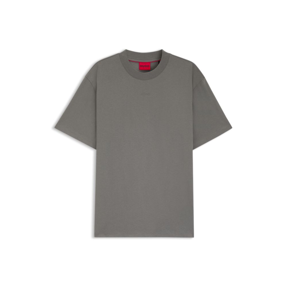 Relaxed-fit cotton-jersey T-shirt with logo print