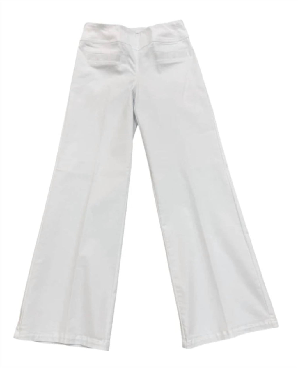 Pull On Wide Leg Pants In White