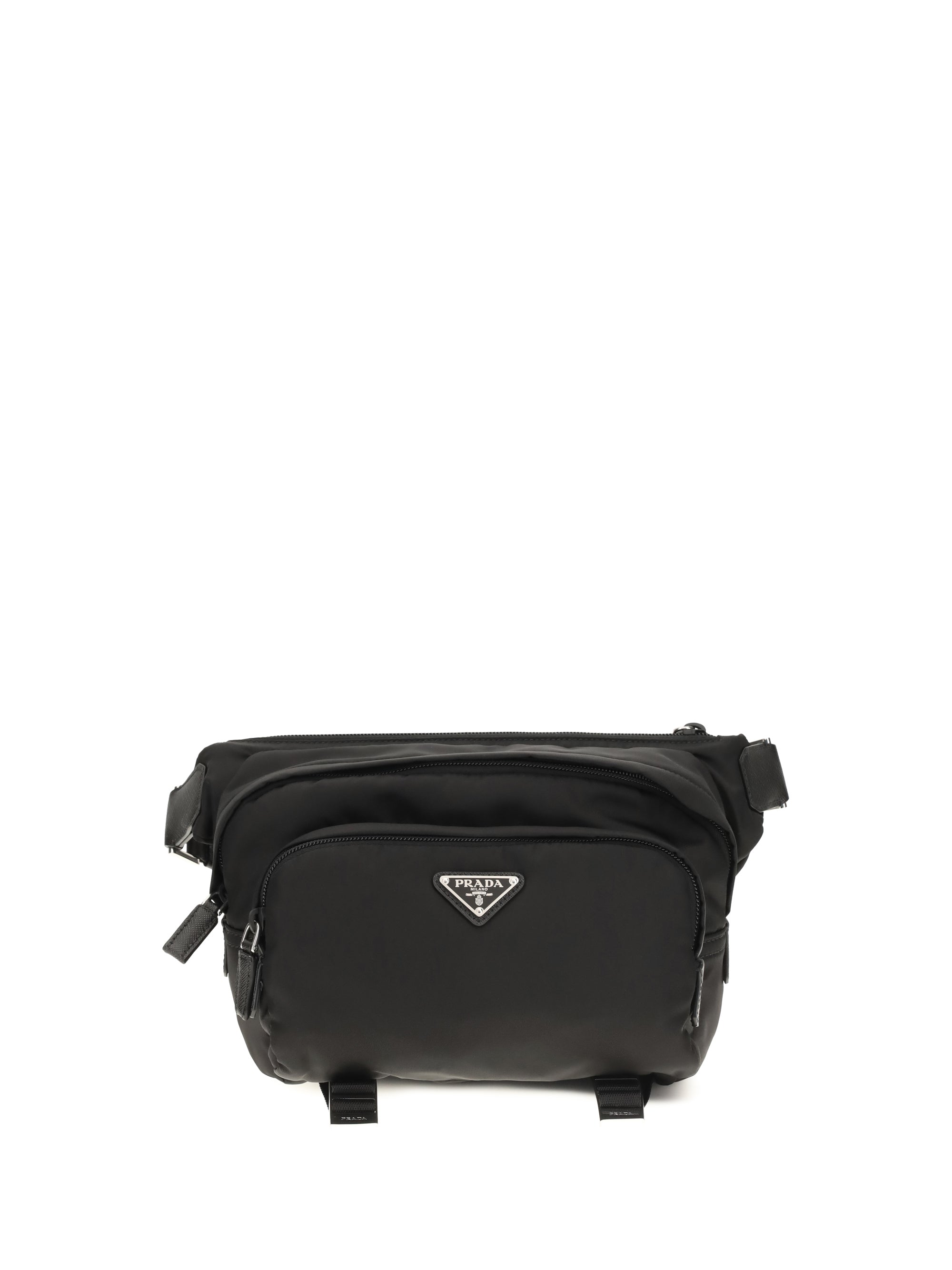 Prada Men Re-Nylon And Saffiano Shoulder Bag