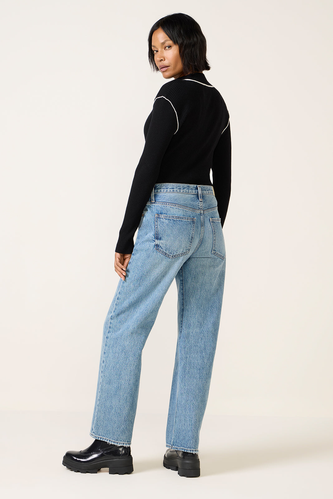 Women's Lexi Bowed Barrel Jean