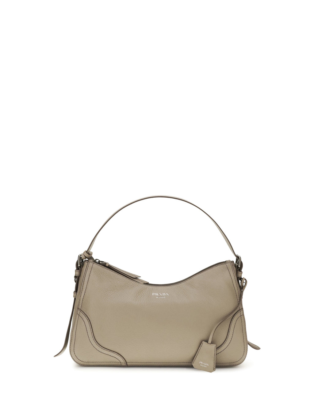 Prada Women Aimée Large Shoulder Bag In Leather