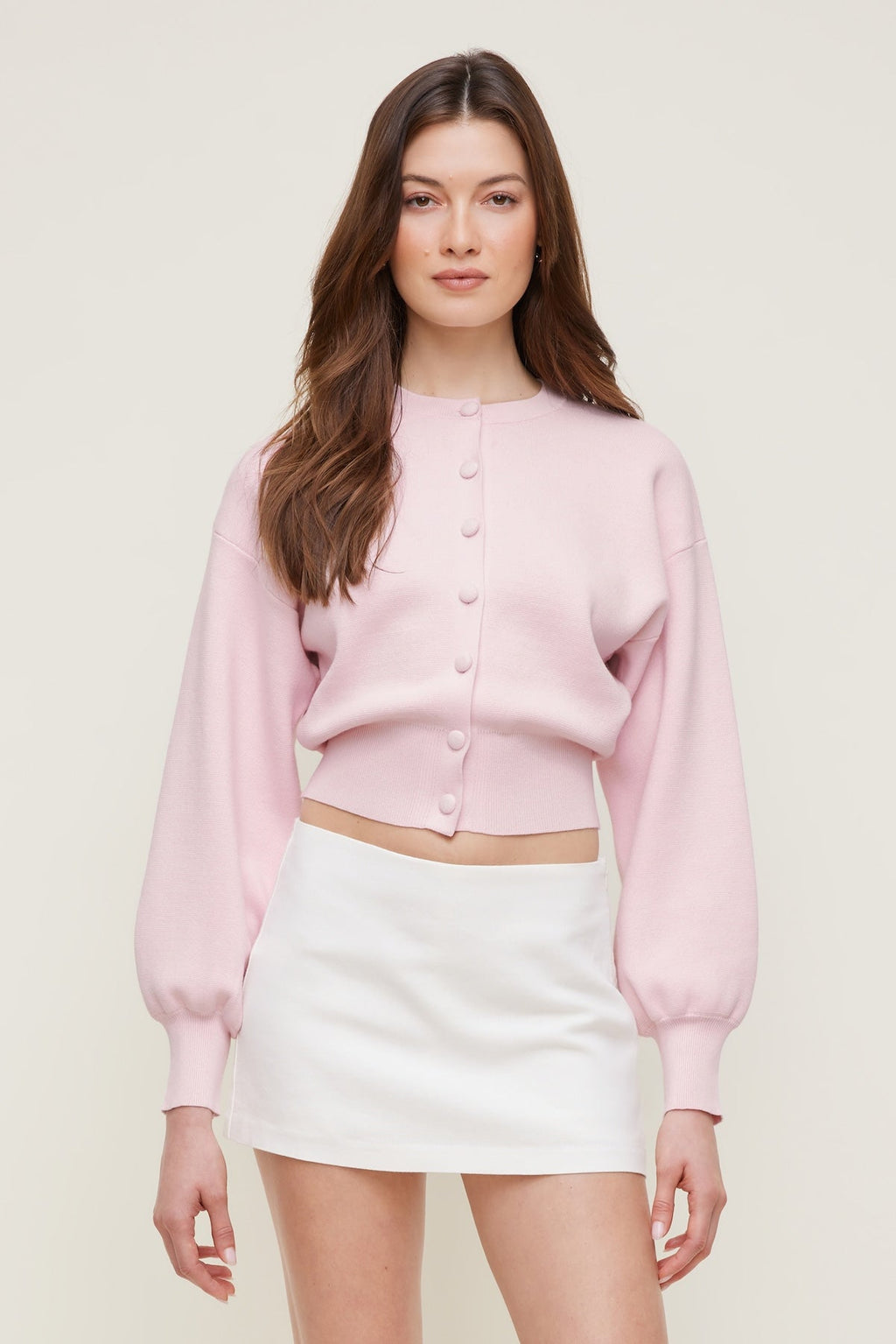Balloon Sleeve Cardigan