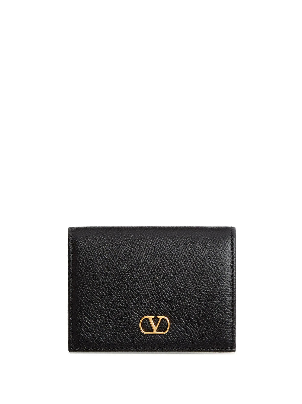 Valentino Garavani Women Vlogo Signature Grainy Leather Wallet