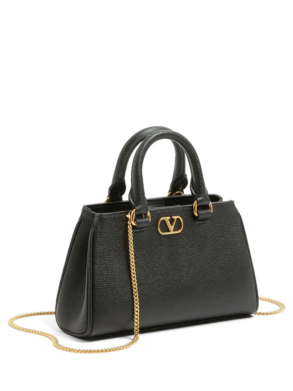 Valentino Garavani Women Vlogo Signature Mini Bag In Grainy Leather