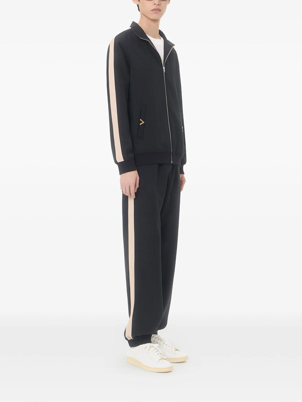 Valentino Garavani Men Valentino Nylon Trousers With Vgold