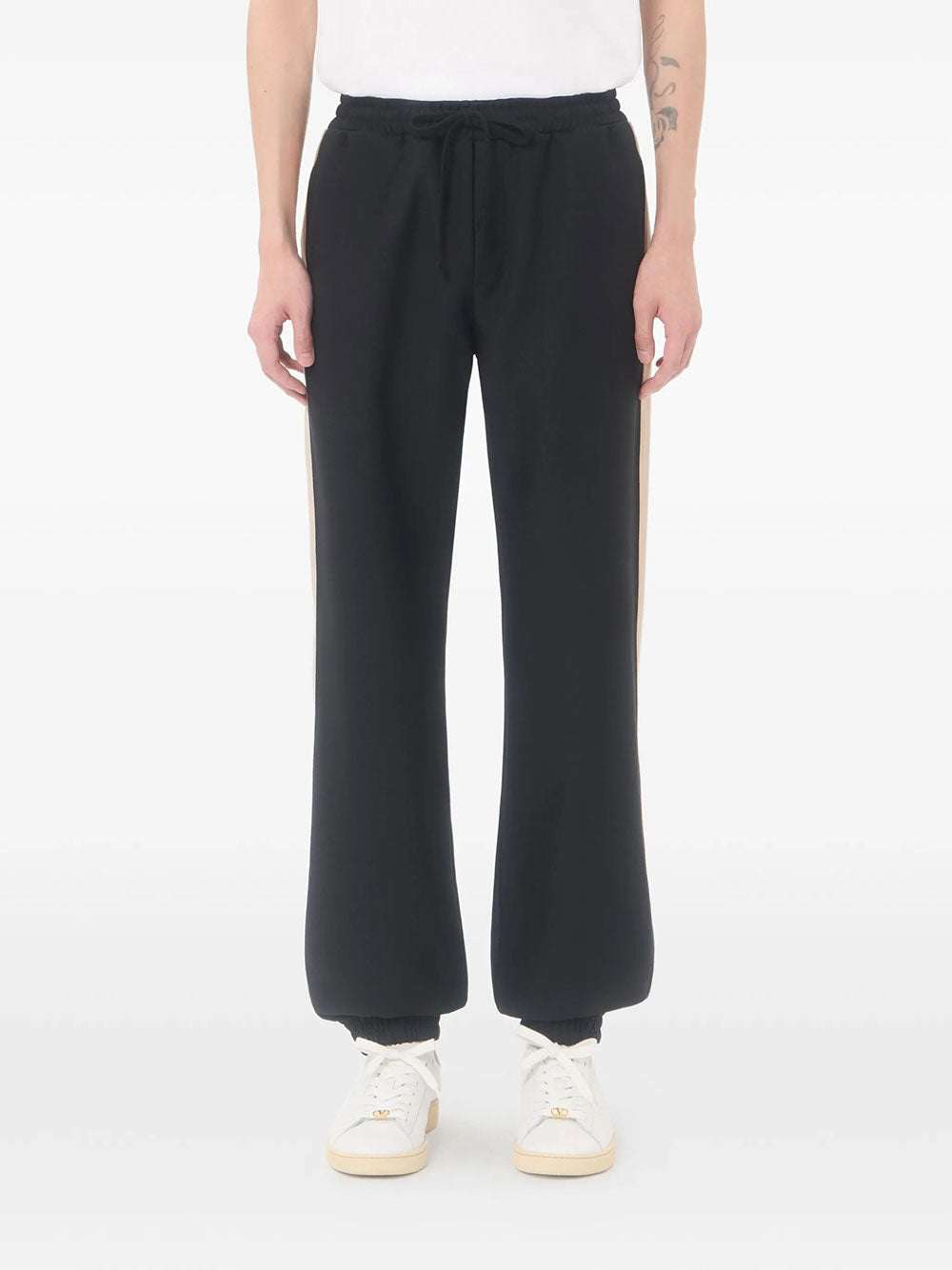 Valentino Garavani Men Valentino Nylon Trousers With Vgold