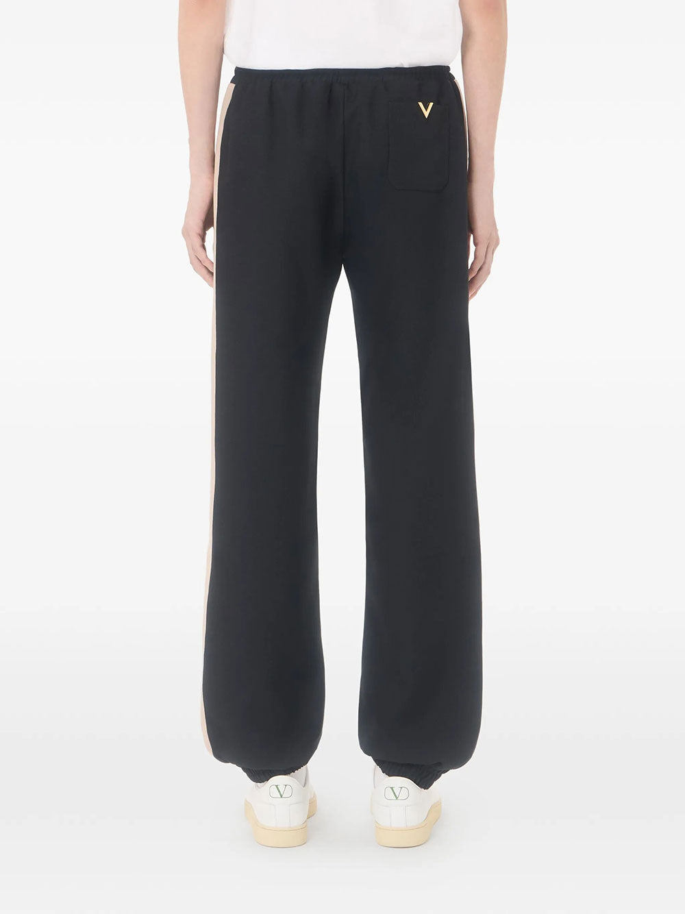 Valentino Garavani Men Valentino Nylon Trousers With Vgold