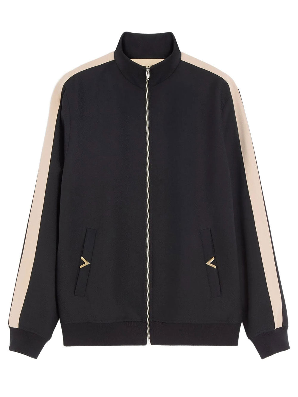 Valentino Garavani Men Valentino Nylon Sweatshirt With Vgold