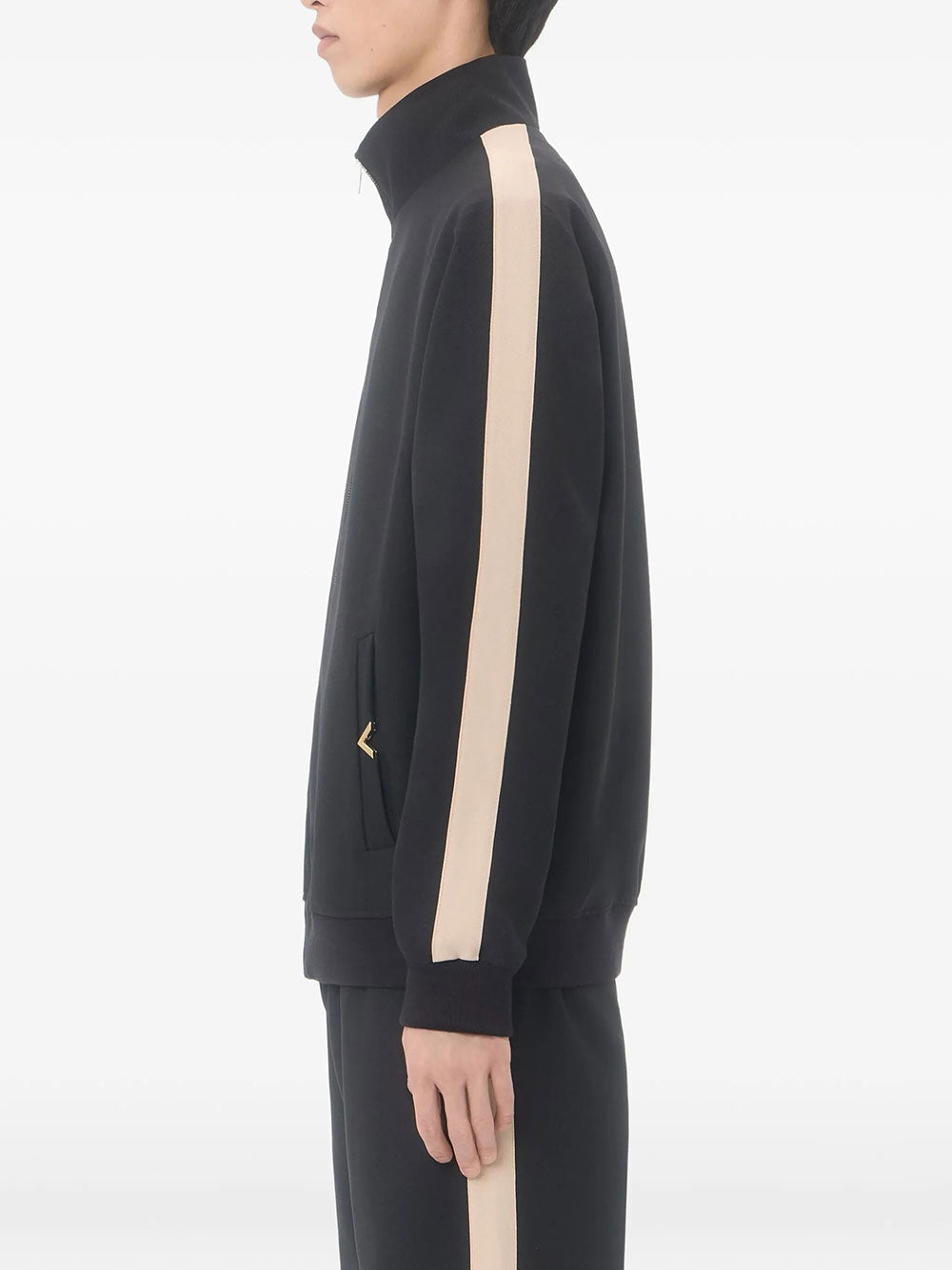 Valentino Garavani Men Valentino Nylon Sweatshirt With Vgold